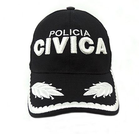 Gorra beisbolera para policía Cívica de oficial superior